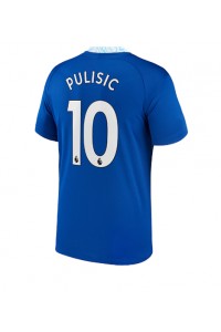 Chelsea Christian Pulisic #10 Voetbaltruitje Thuis tenue 2022-23 Korte Mouw